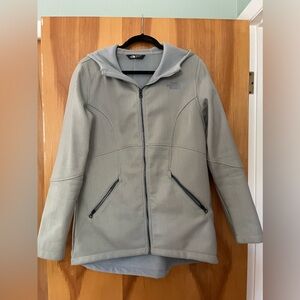 The North Face grey fleece-lined Jacket
